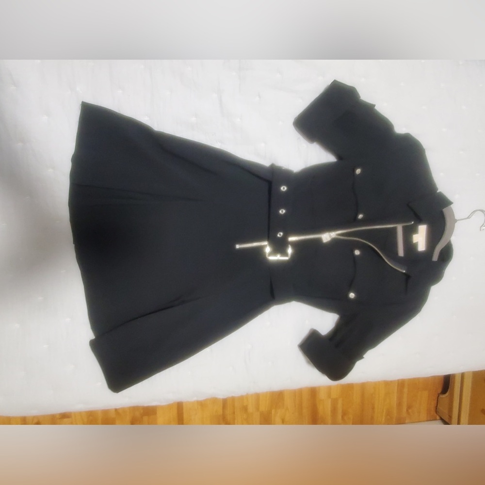 Black Belted Dress